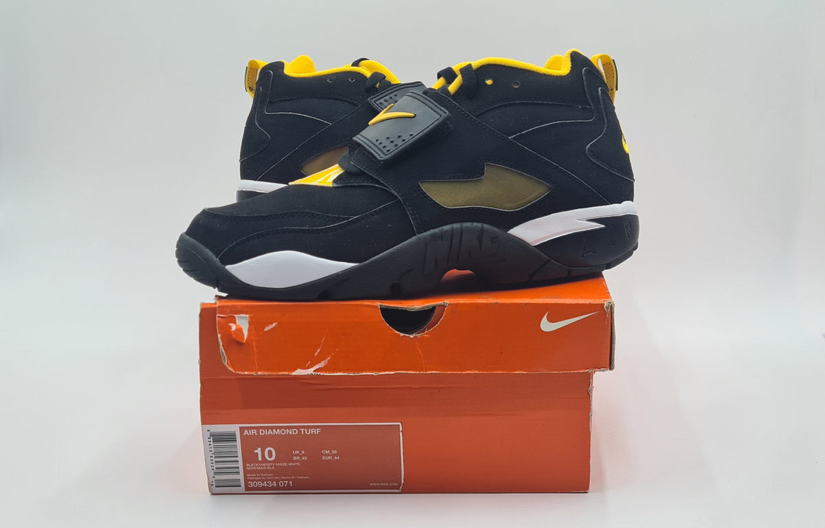 *WIE NEU* 2006 Nike Air Diamond Turf 'Deion Sanders' Retro UK 9 / EUR 44