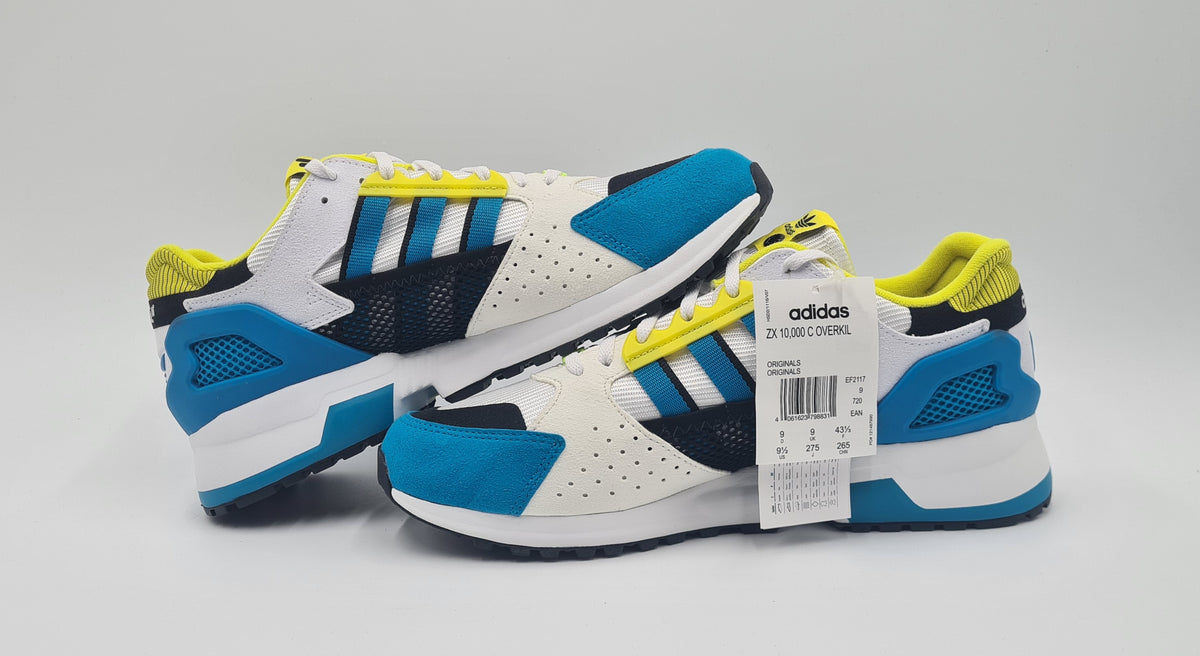 *NEU* 2018 Adidas ZX 10000 C x Overkill Blau Gr. UK 9 / EUR 43 1/3