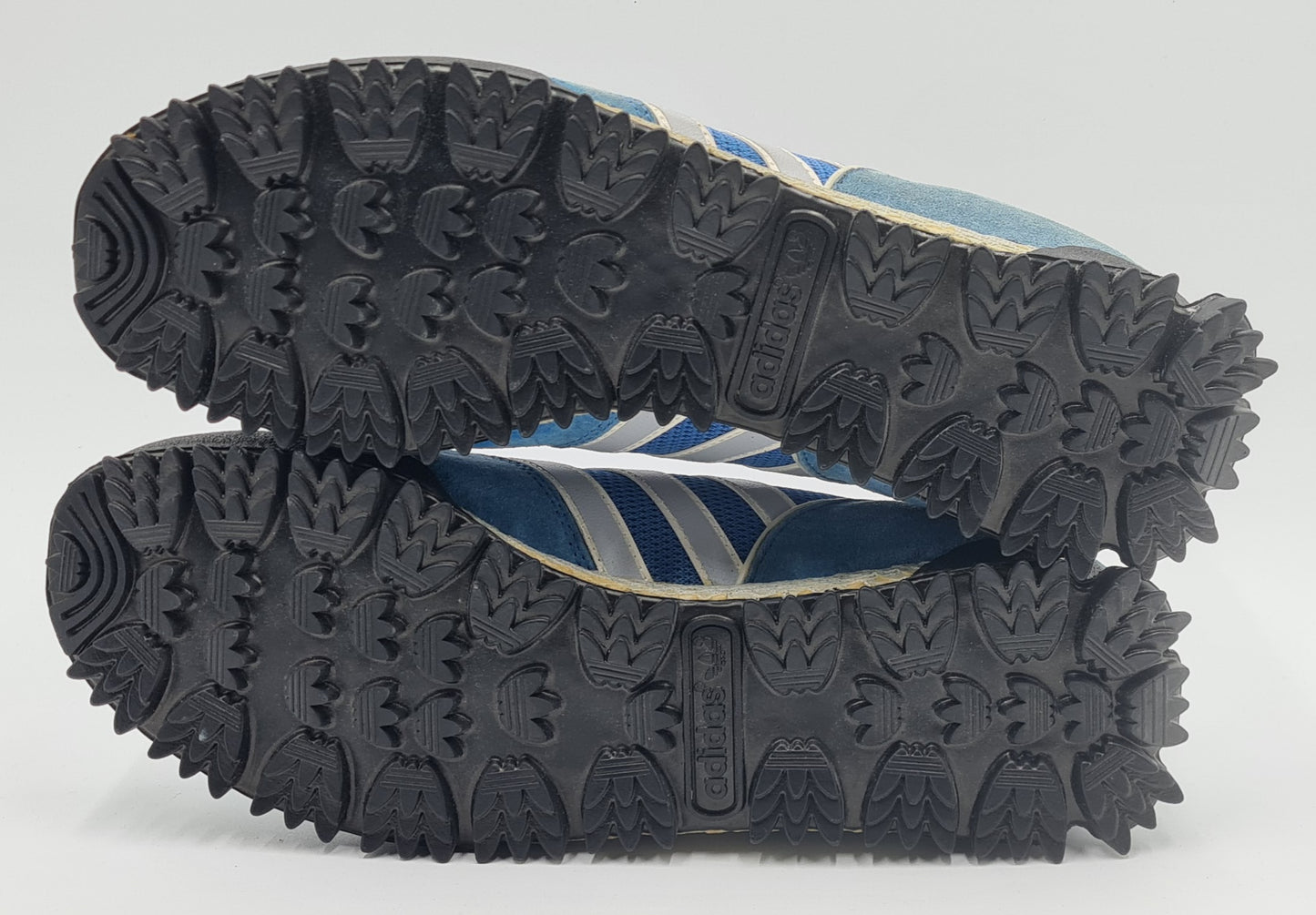 *Guter Zustand* Vintage 1980er Adidas Marathon TR Blau Yugoslavia UK 11,5 / EUR 46 2/3