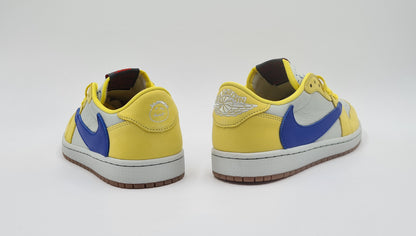 *NEU* 2024 Nike Air Jordan 1 Low Travis Scott Canary Yellow Gr. UK 7 / EUR 41