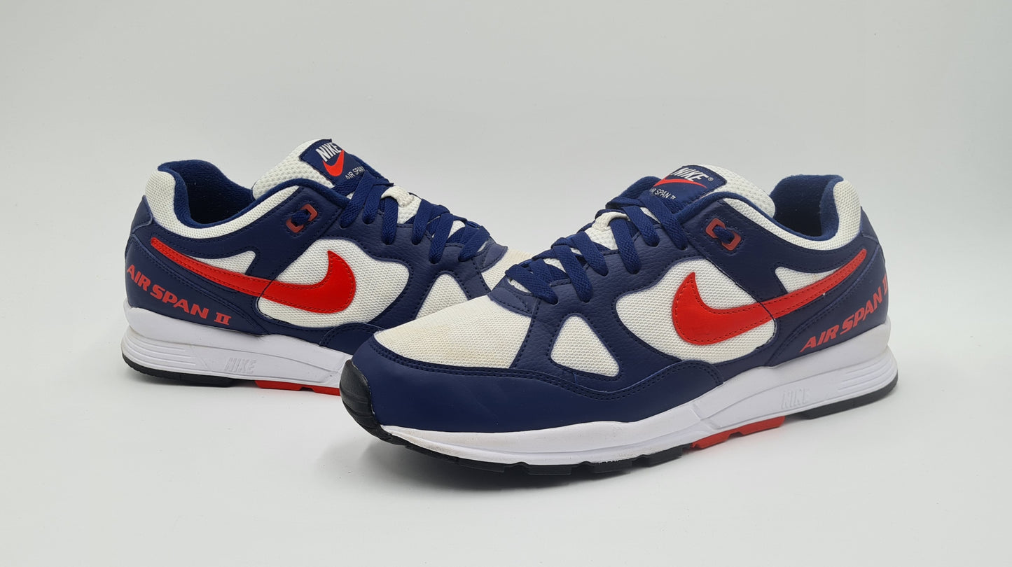 *VGC* 2024 Nike Air Span II Retro 'Blue Void' UK 11 / EUR 46