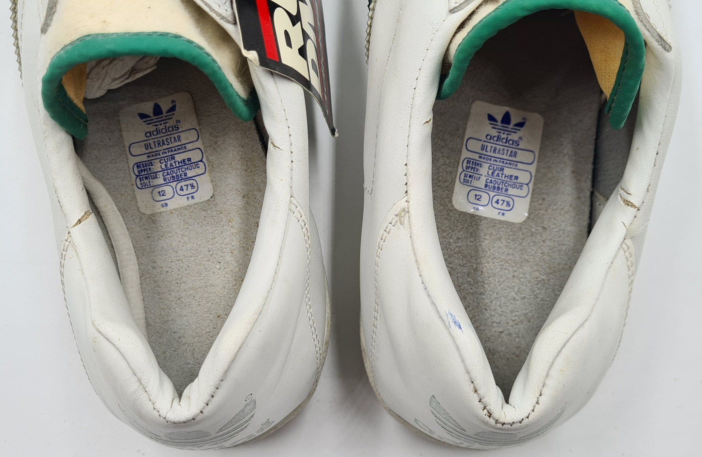 *NEW* Vintage 1980s Adidas Ultrastar Run DMC Made in France UK 12 / EUR 47 1/3
