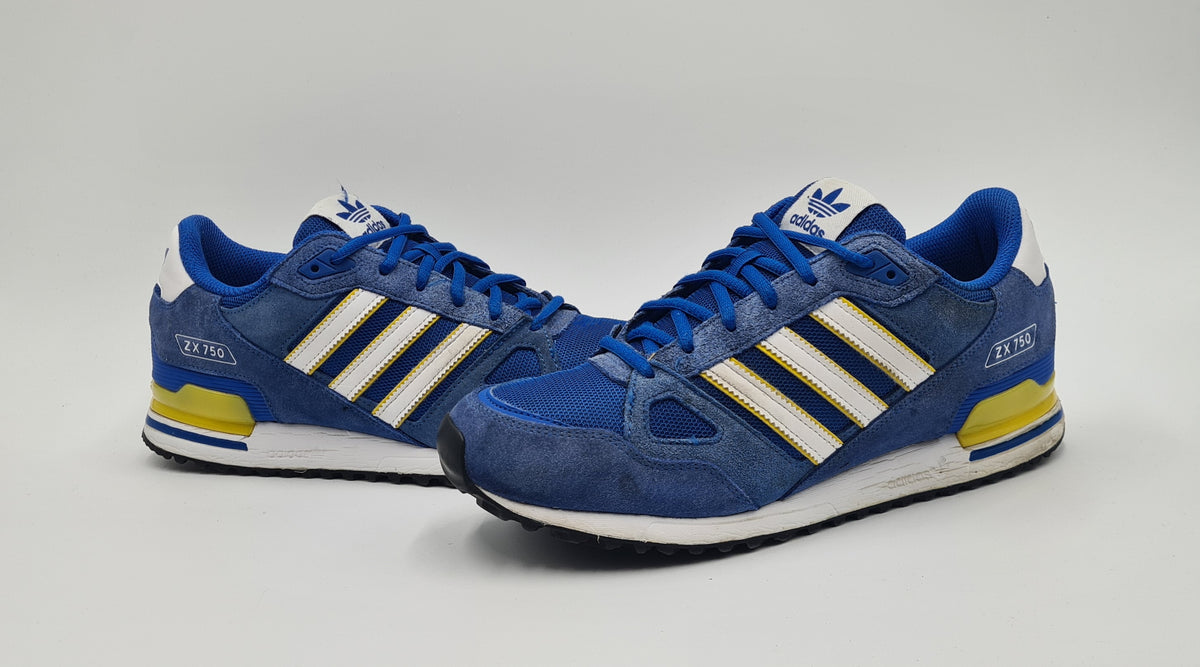 2017 Adidas ZX 750 Blau Gr. UK 9,5 / EUR 44