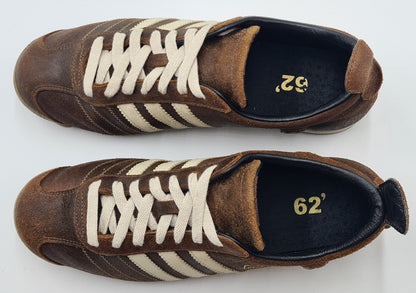 *WIE NEU* Vintage 2005 Adidas Chile 62 Sample Braun UK 8,5 / EUR 42 2/3