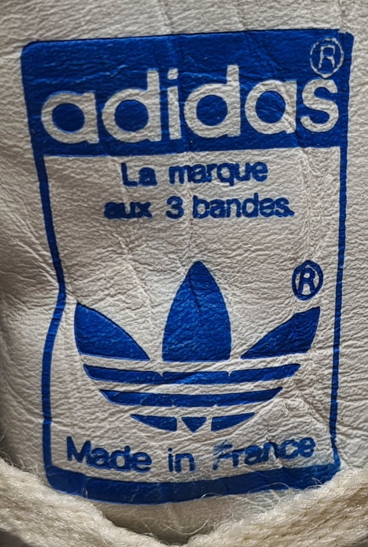 Vintage 1980s Adidas Boxing Boots Made in France UK 10.5 / EUR 45 1/3