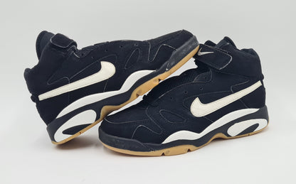 *NEU* Vintage 1993 Nike Air Indoor Trainer Schwarz Force Maestro UK 9 / EUR 44
