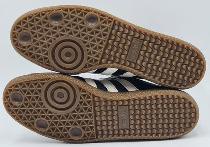 *NEU* Vintage 1980er Adidas Samba schwarz West Germany UK 9 / EUR 43 1/3