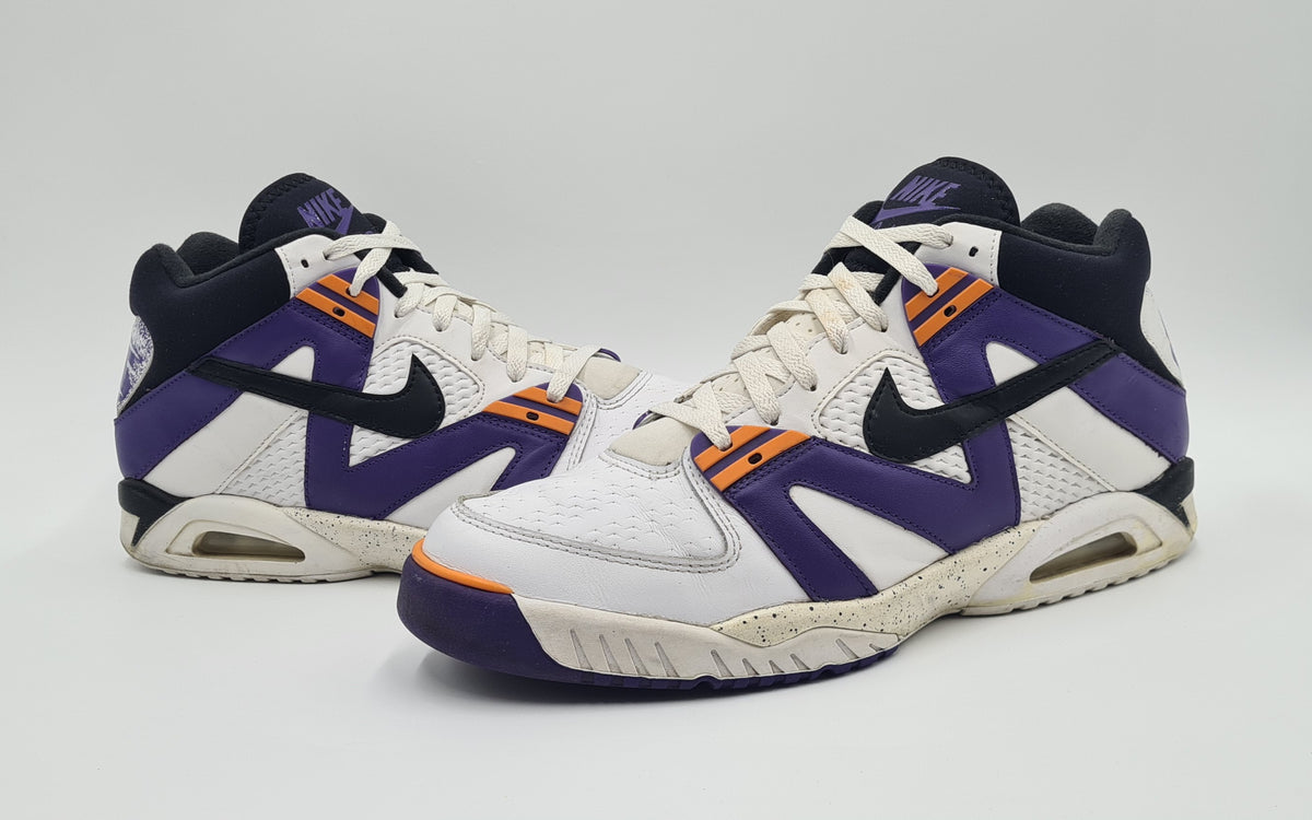 *Guter Zustand* 2015 Nike Air Tech Challenge III Agassi OG Purple Gr. UK 12 / EUR 47,5