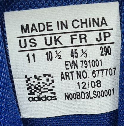 *TOP* 2008 Adidas Streetball Retro Weiß Blau Gr. UK 10,5 / EUR 45 1/3