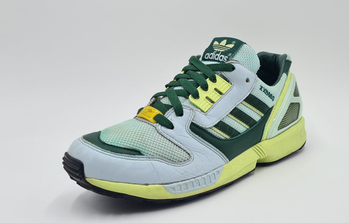 *Guter Zustand* 2006 Adidas ZX 8000 Grün Gr. UK 7,5 / EUR 41 1/3