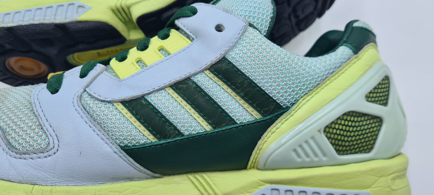 *Guter Zustand* 2006 Adidas ZX 8000 Grün Gr. UK 7,5 / EUR 41 1/3
