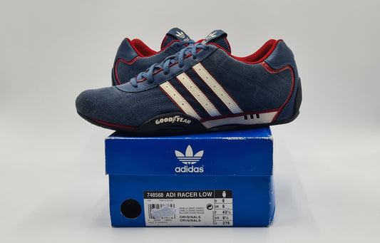 *Guter Zustand* 2006 Adidas Adi Racer Good Year Blau Gr. UK 9 / EUR 43 1/3