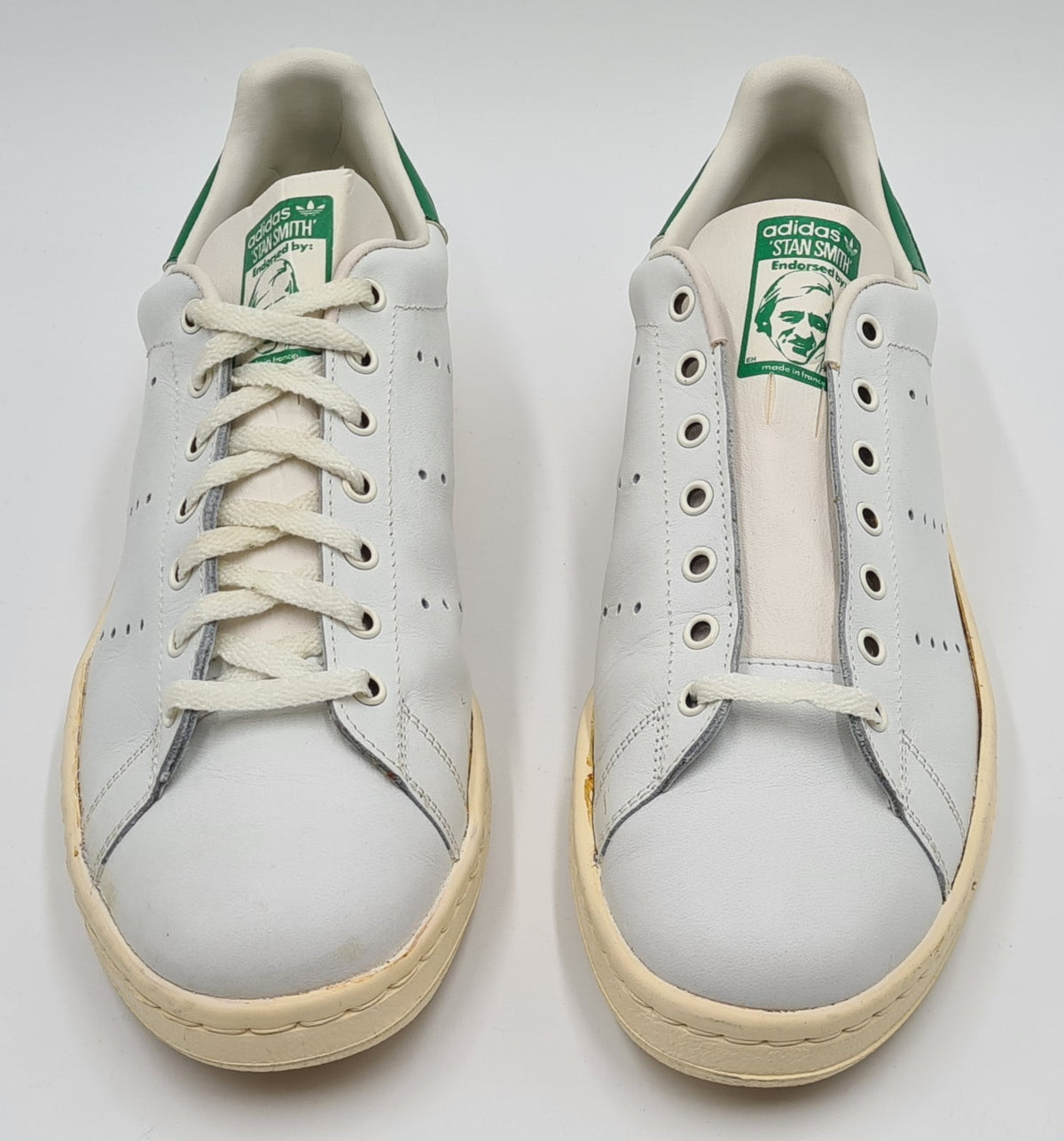 *NEW* Vintage 1980s Adidas Stan Smith Made in France UK 9 / EUR 43 1/3