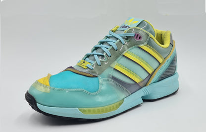*VGC* 2020 Adidas ZX 6000 'Inside Out' XZ 0006 Aqua UK 10 / EUR 44 2/3