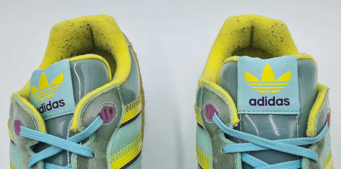 *VGC* 2020 Adidas ZX 6000 'Inside Out' XZ 0006 Aqua UK 10 / EUR 44 2/3