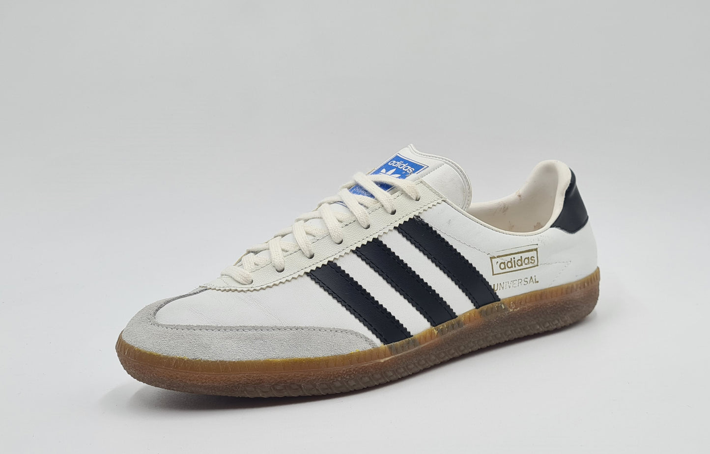 *TOP* Vintage 1970er Adidas Universal 3 Riemen Gr. UK 6,5 / EUR 40
